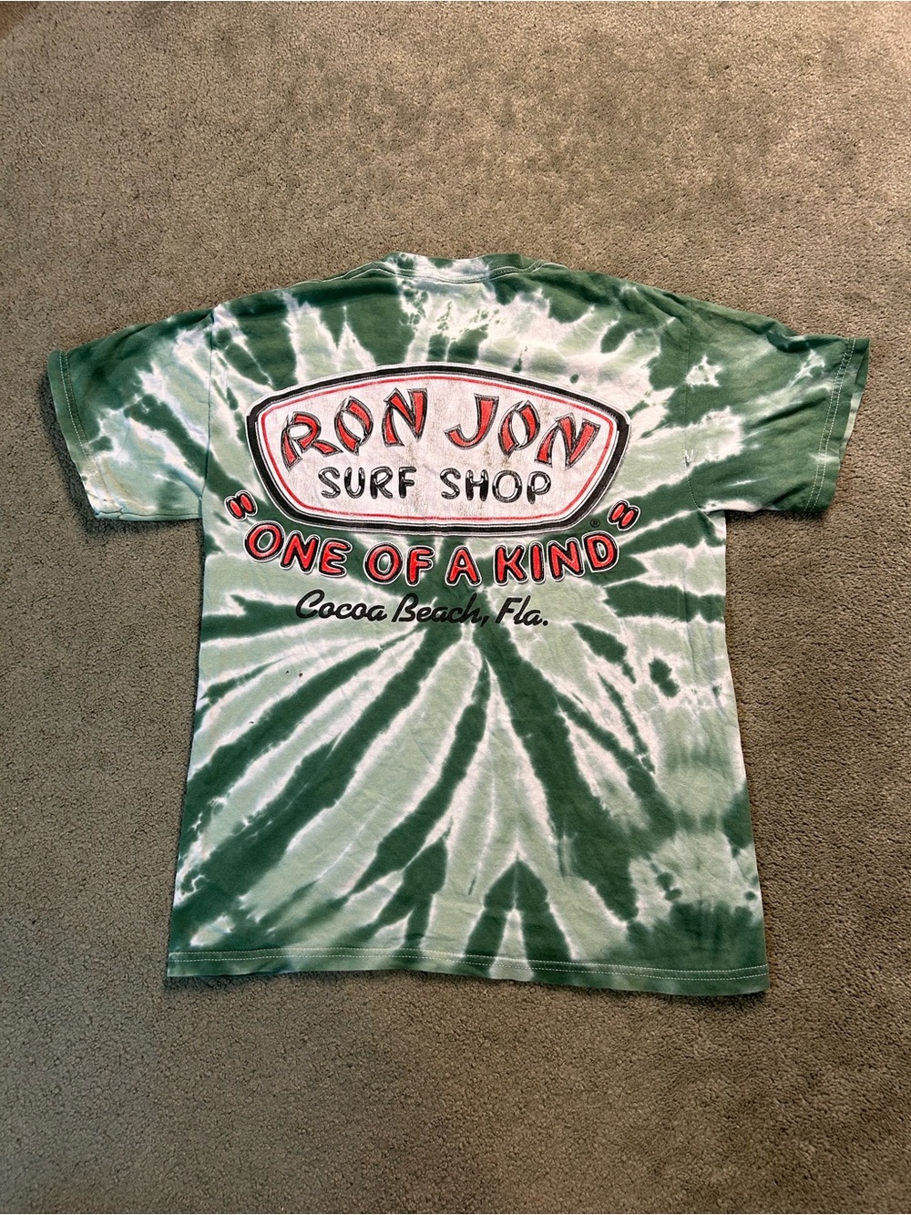 Vintage Ron Jon Surf Shop AOP Tie Dye T Shirt Medium Y2K